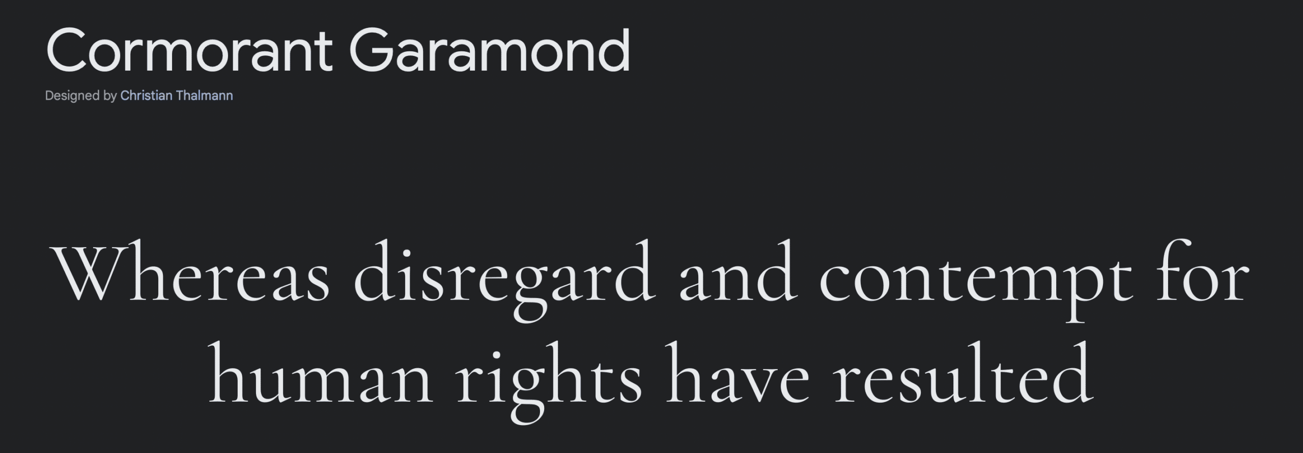 Cormorant Garamond