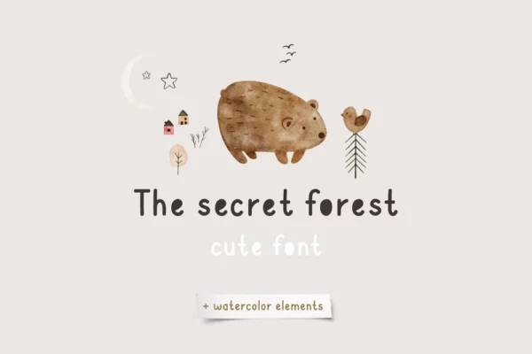 Secret Forest – Cute Font
