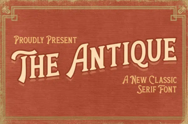 The Antique- best fonts for logos