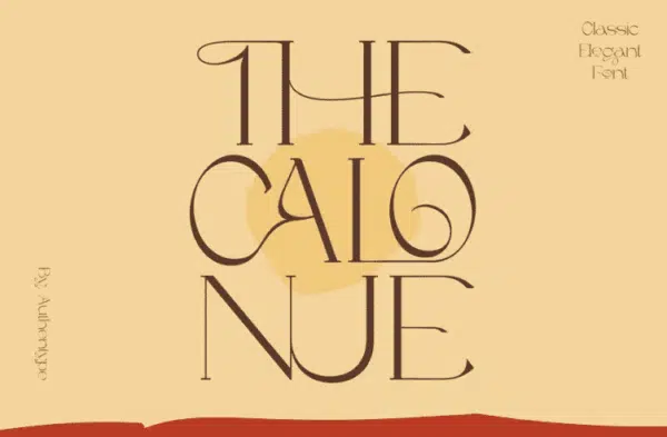 The Calonue-best fonts for logos