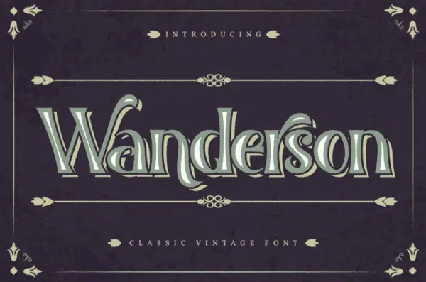 Wanderson-best fonts for logos