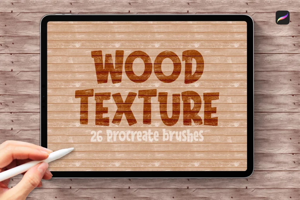 Wood Texture Brushes for Procreate