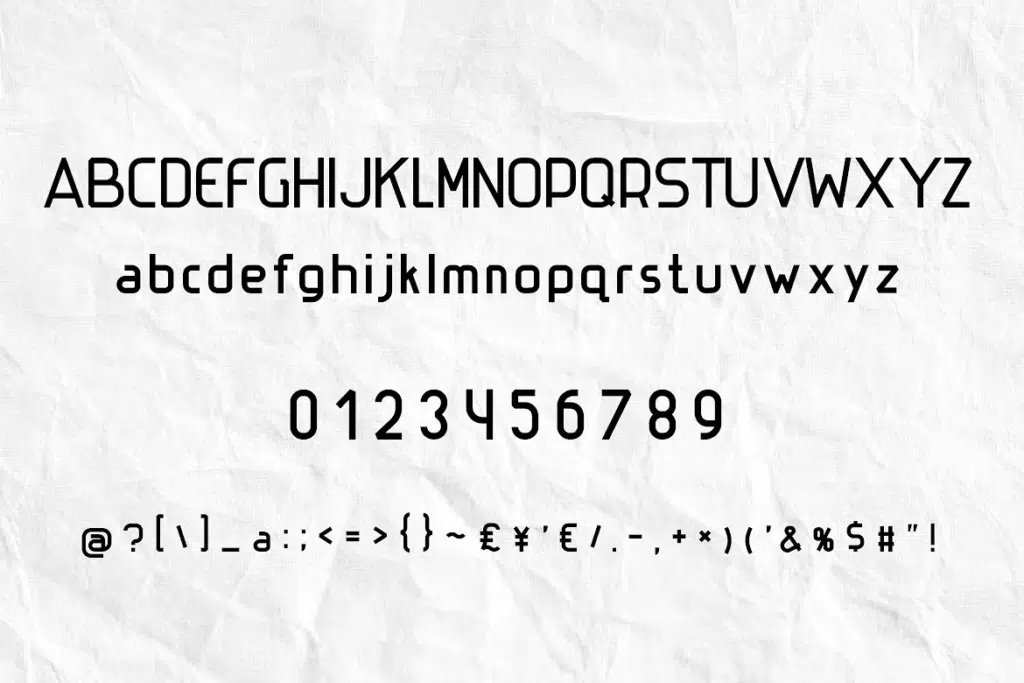 Starway Number Font