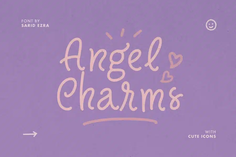 Angel Charms - Cute Font