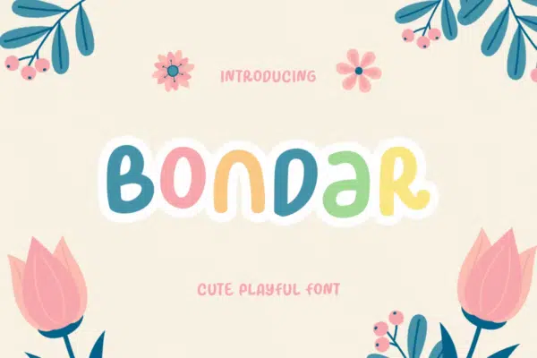 BONDAR - Cute Playful Font