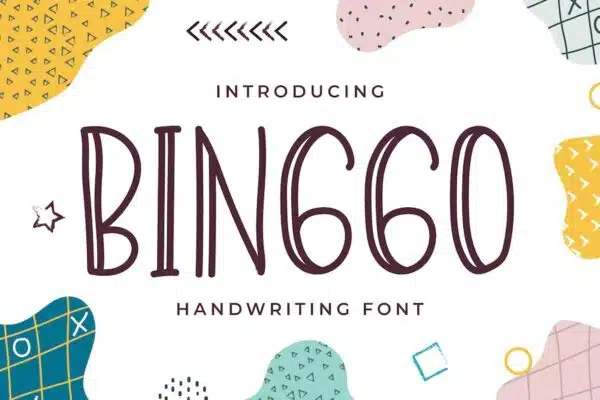 Binggo - Cute Handwriting Font