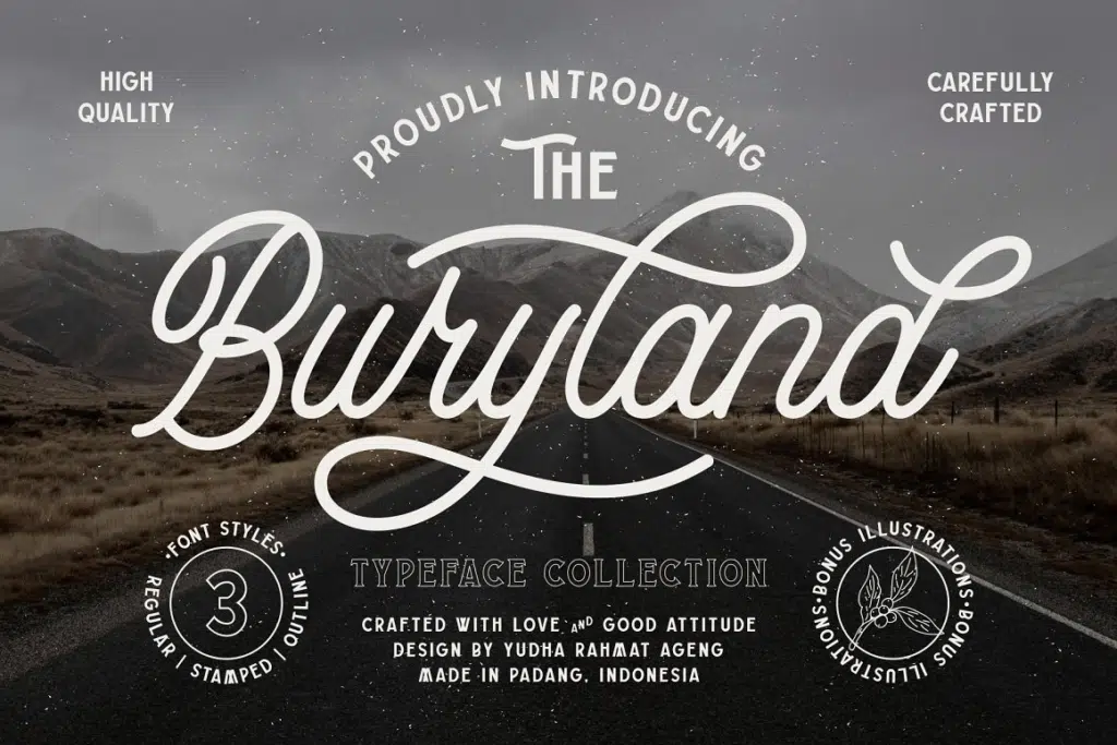 Buryland Typeface Family