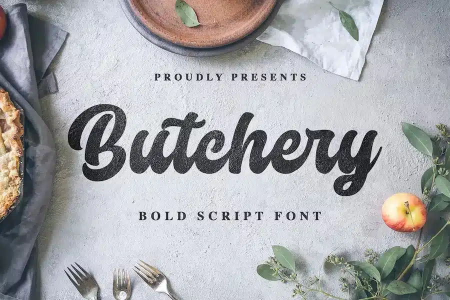 Butchery - Bold Script Font