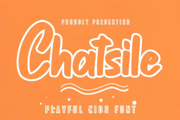 Chatsile - Playful Kids Font