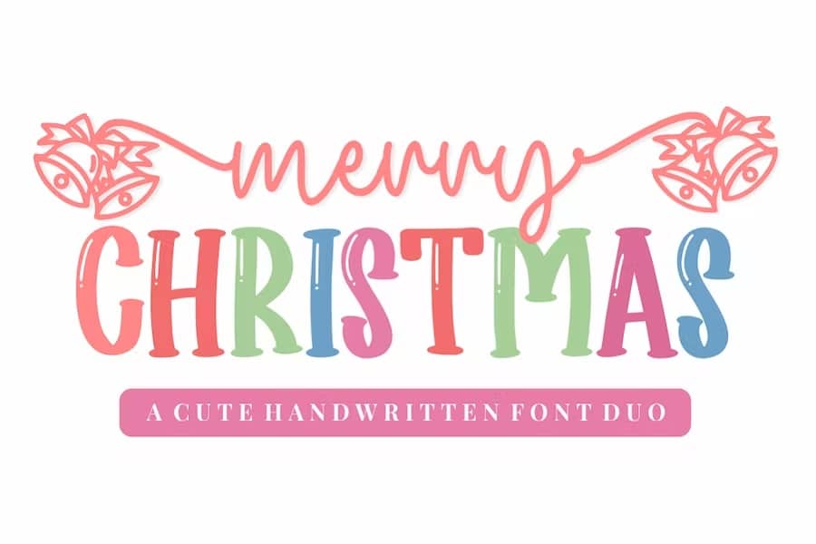 Christmas Duo - A Crafted Font