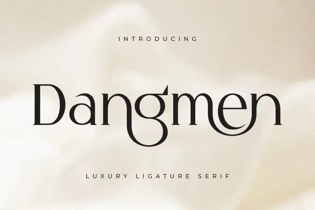 Dangmen - Luxury Ligature Serif