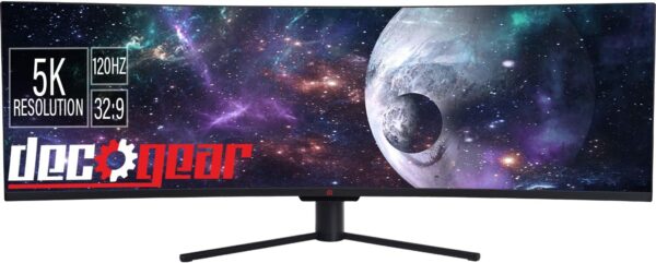 Deco Gear Curved Ultrawide 5K Gaming Monitor