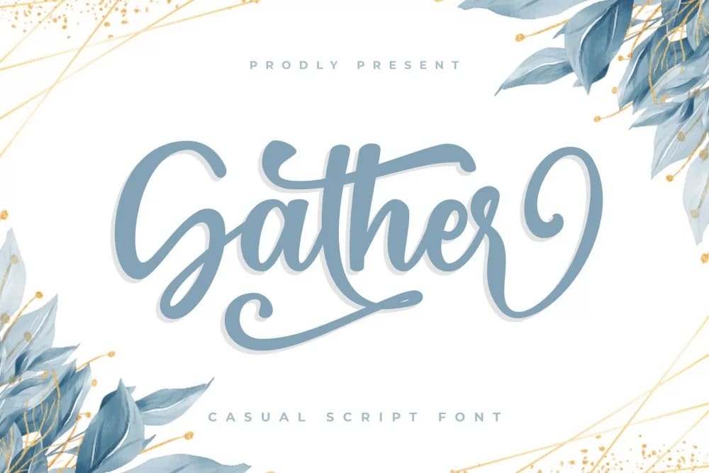 Gather – Craft Font