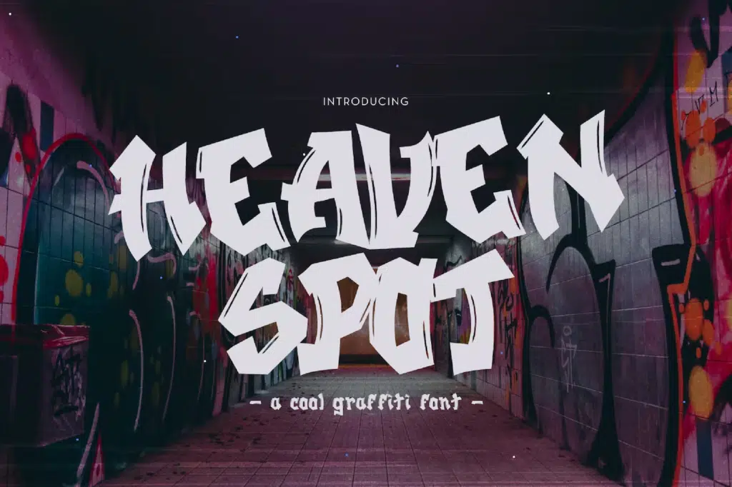 Heaven Spot - Rad Graffiti Display