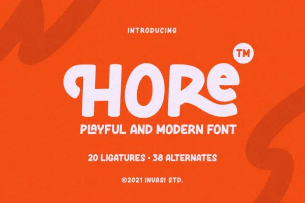 Hore – Playful Font
