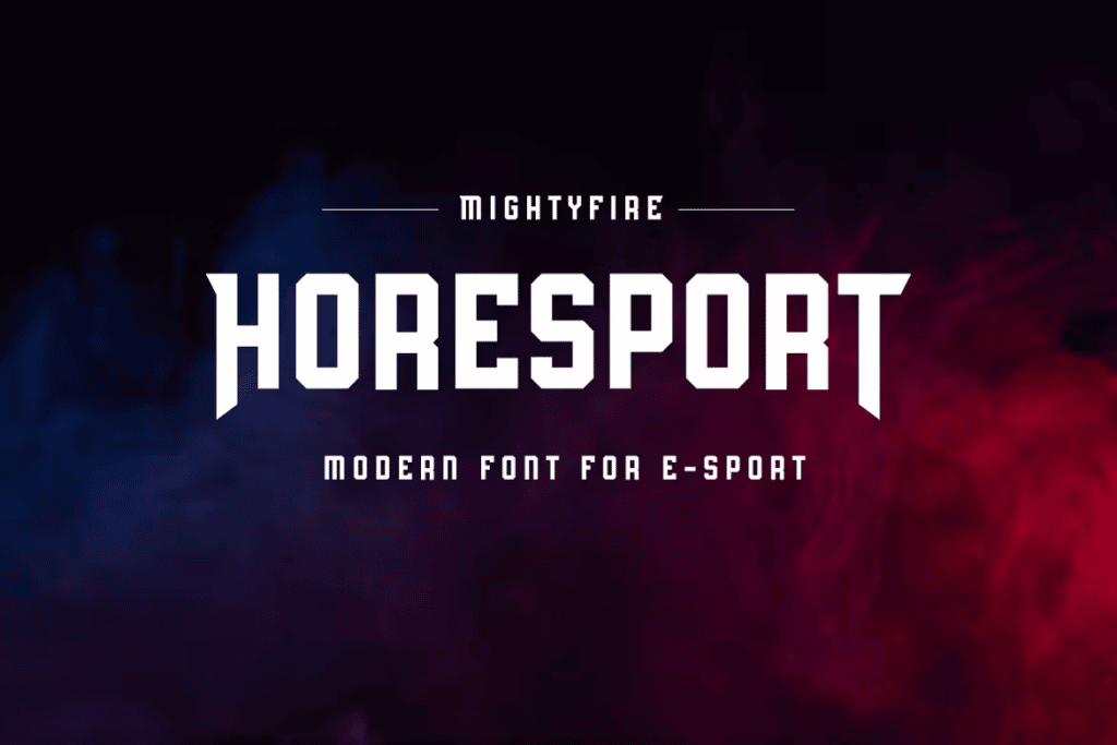 Horesport - Esport Display Font