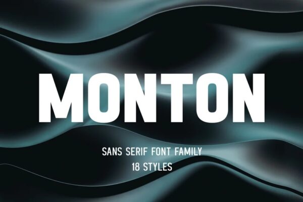 Monton Font Family 600x400 