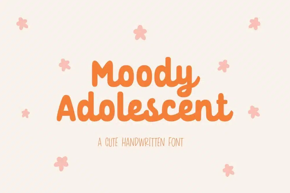 Mood Adolescent – A Cute Handwritten Font