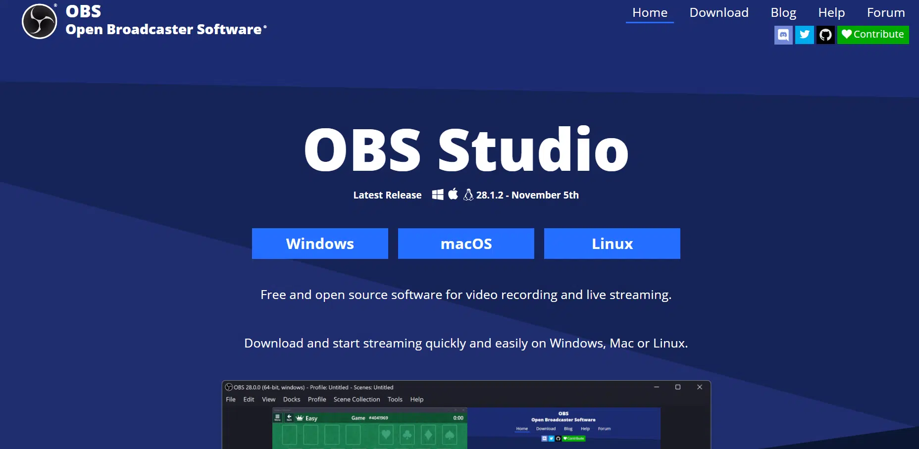 OBS Studio-Video Capture Software 