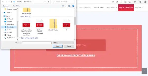 PDF to Word using Online Tool 2