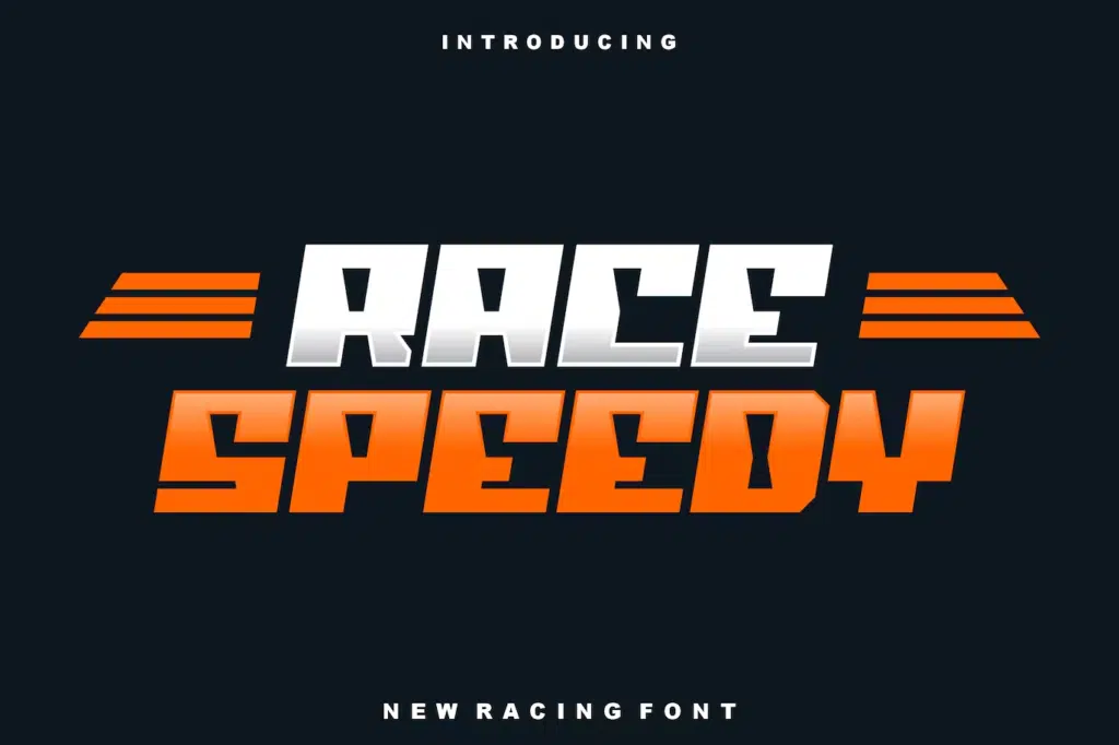Race Speedy Font