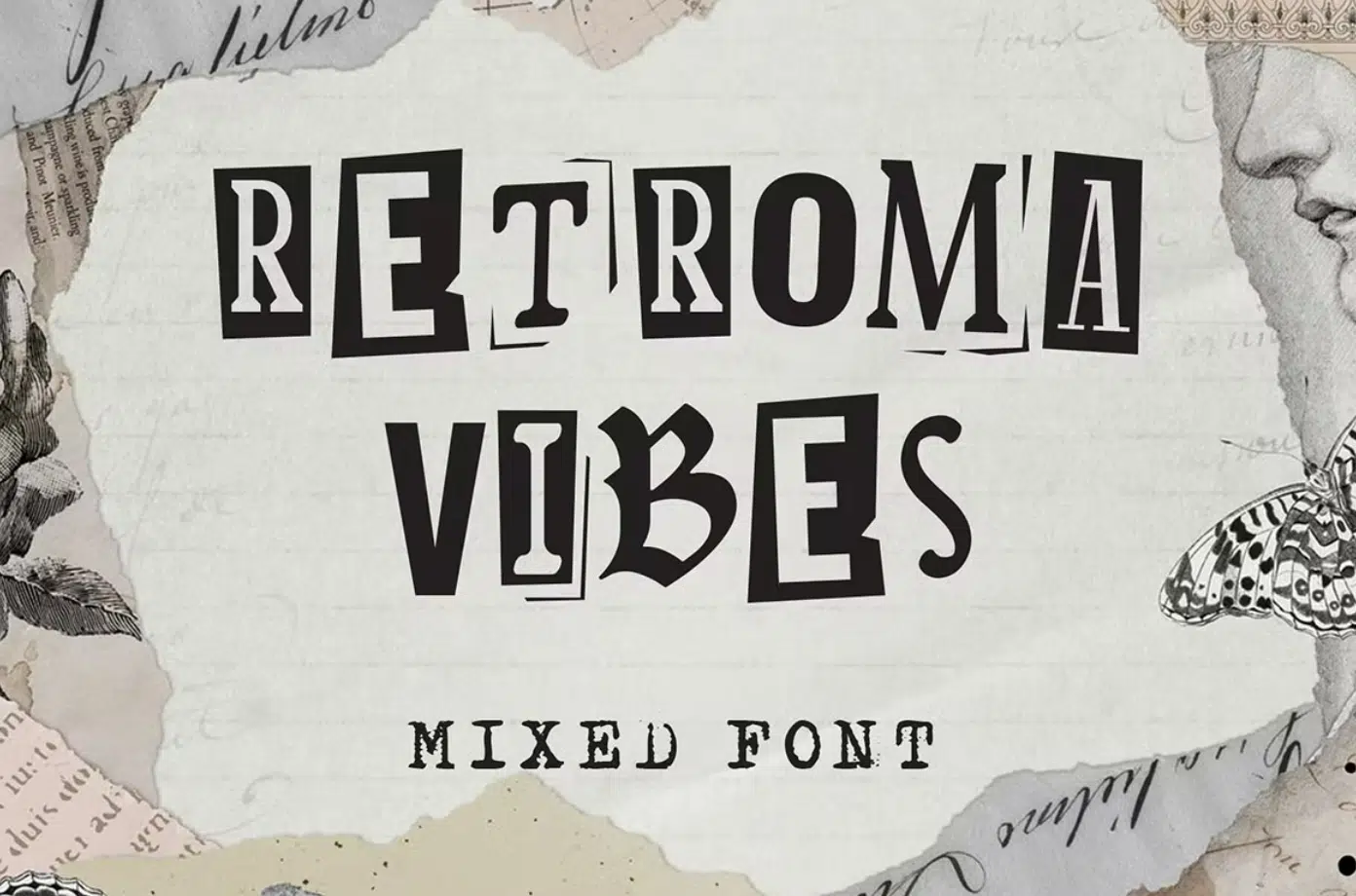Retroma Vibes - Mixed Font