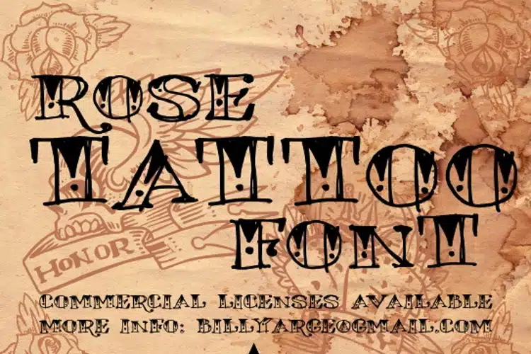 15 Best FREE Tattoo Fonts for Artistic Designs