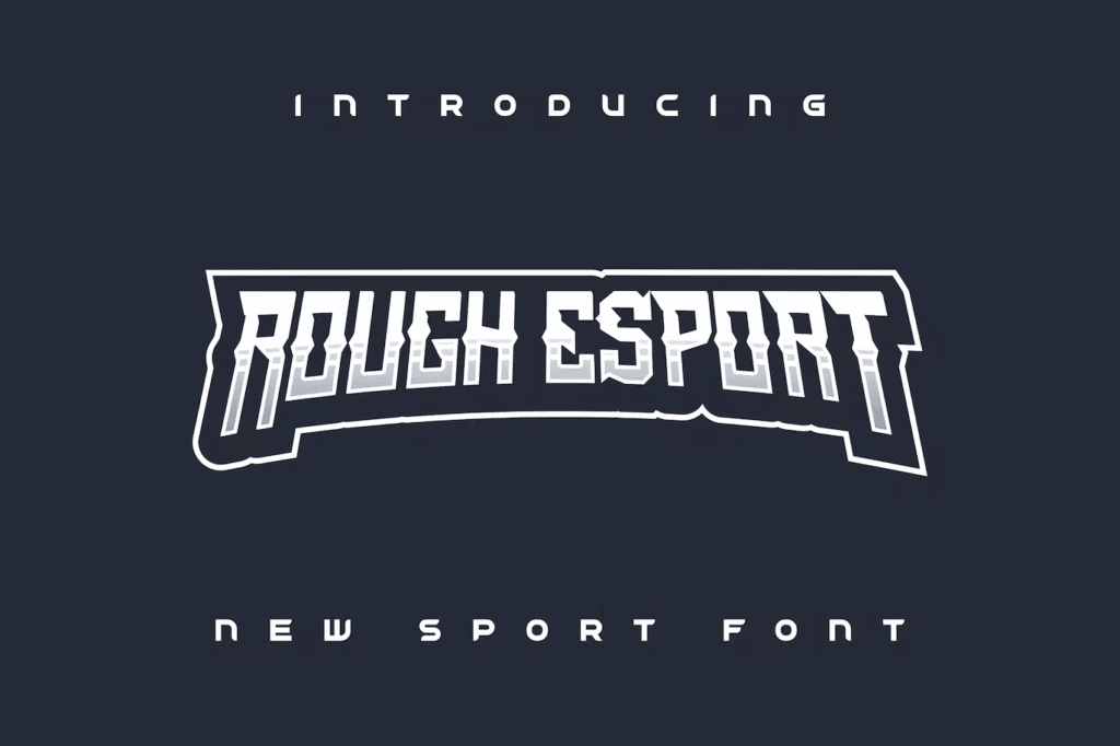 Rough Esport Font