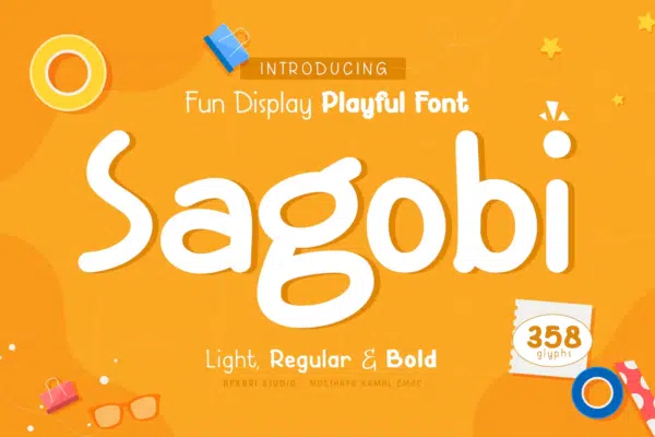 Sagobi Fun Display Playful Font
