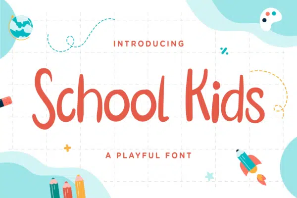 School Kids – Playful Font