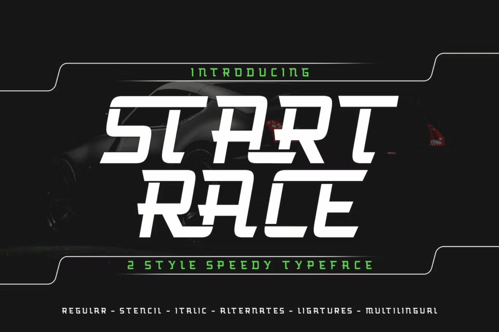 Start Race Typeface