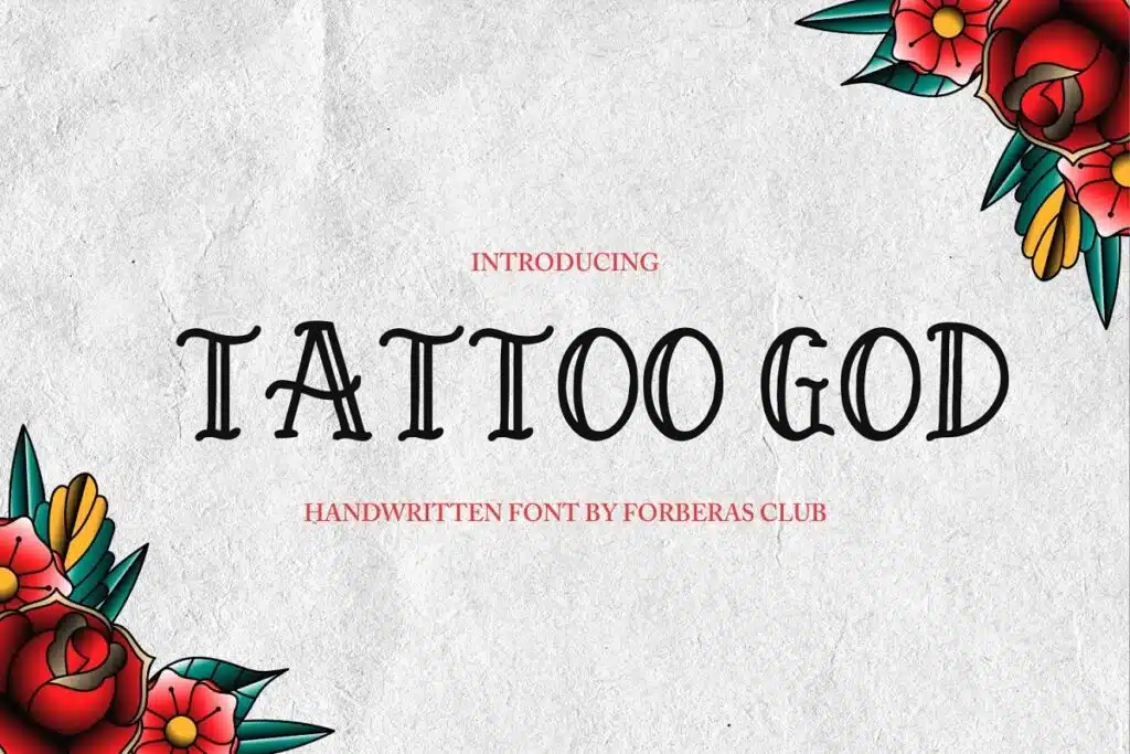 Tattoo god Font