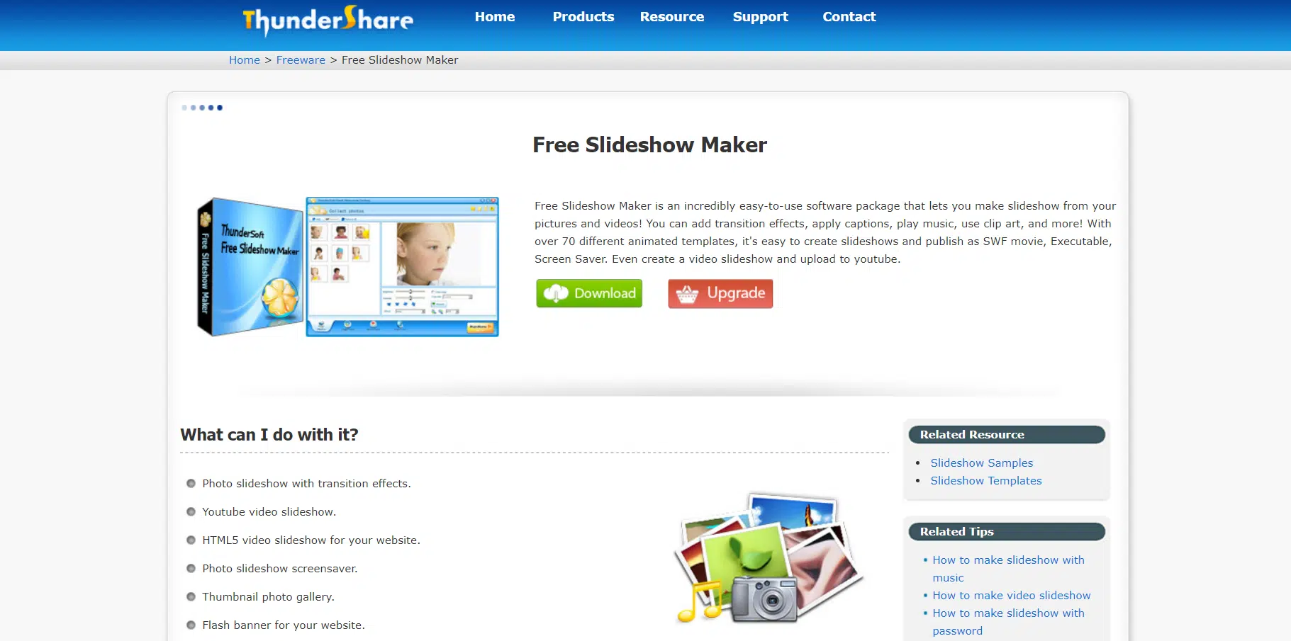 ThunderSoft Free Slideshow Maker-Best Slideshow Makers 