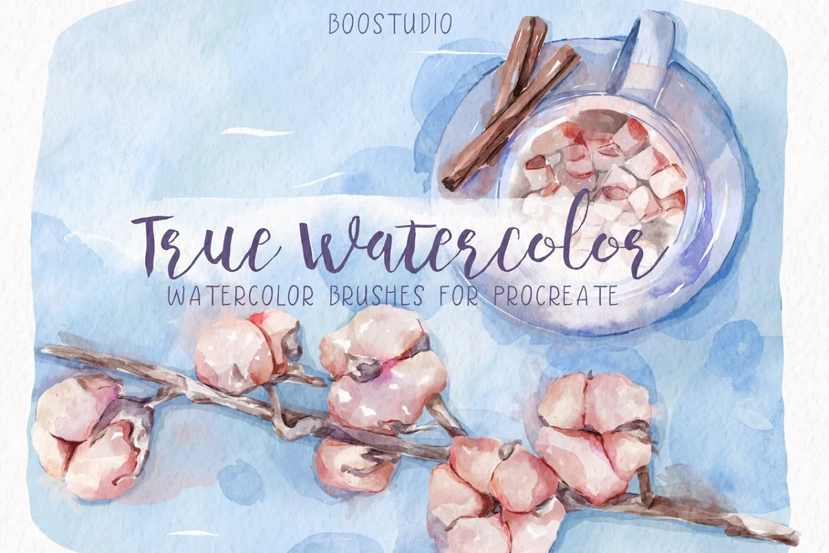 True Watercolor - Procreate brushes
