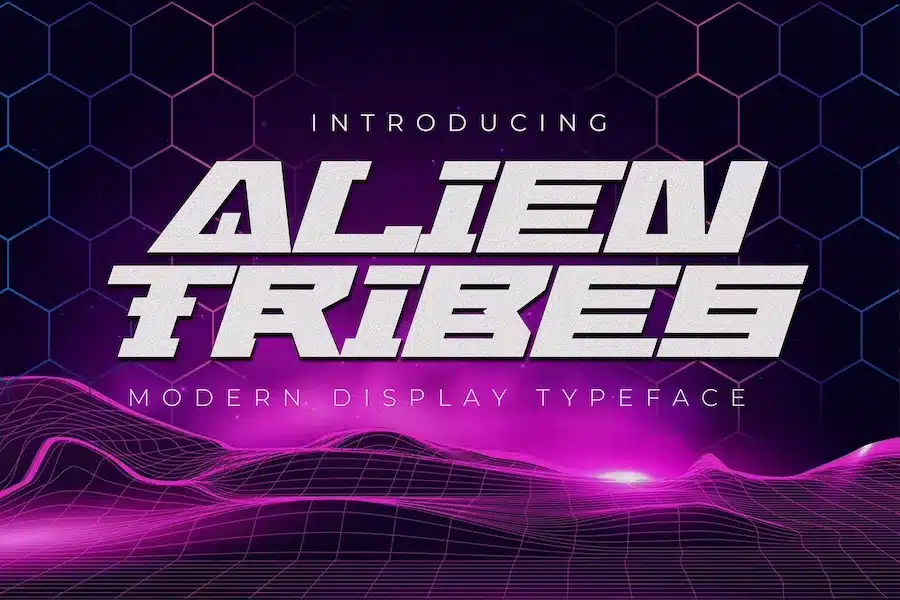 ALIEN TRIBES - Modern Display Typeface