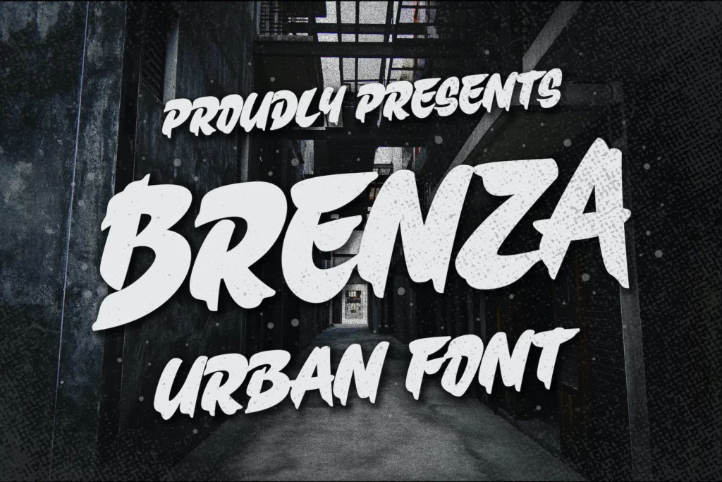 Brenza - Trendy Urban Font