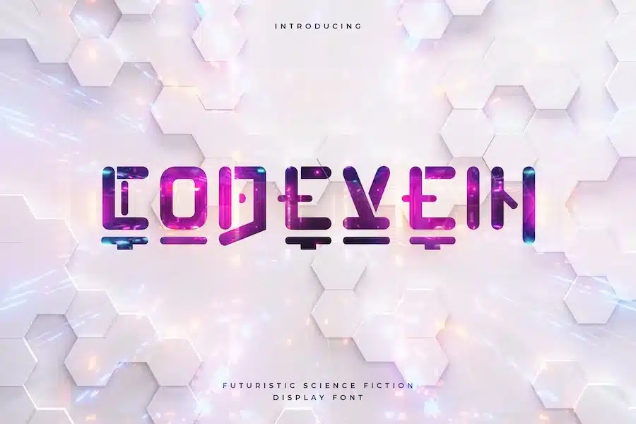 Codevein - Futuristic Technology Typeface