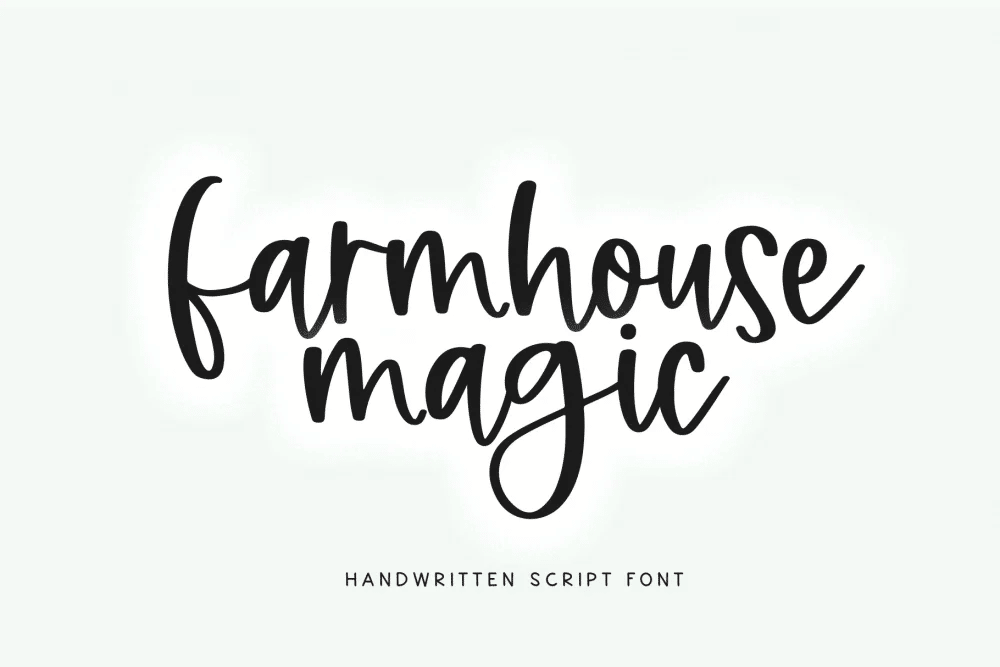 Farmhouse Magic – Modern Script Font