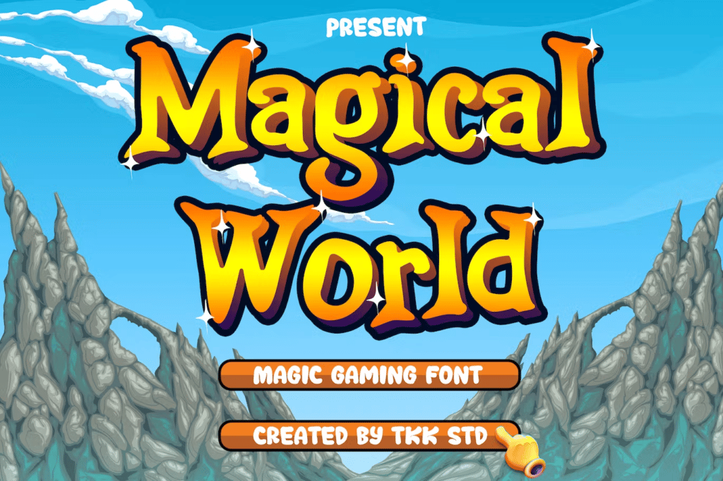 Magical World - Fancy font