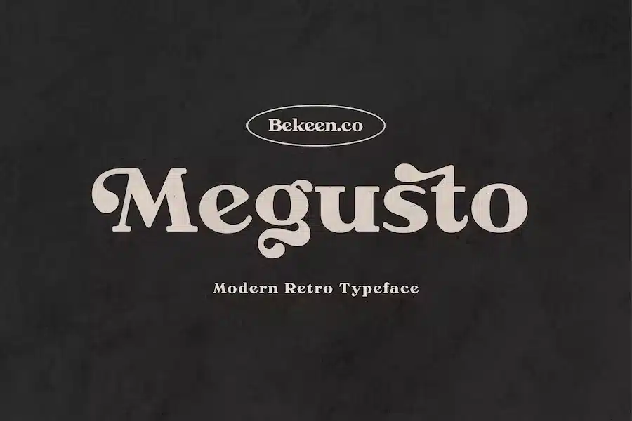 Modern Retro Serif Font