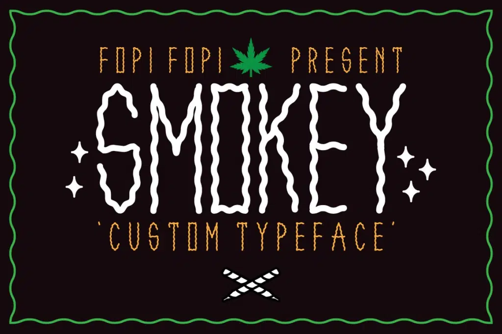 SMOKEY, best smoke fonts