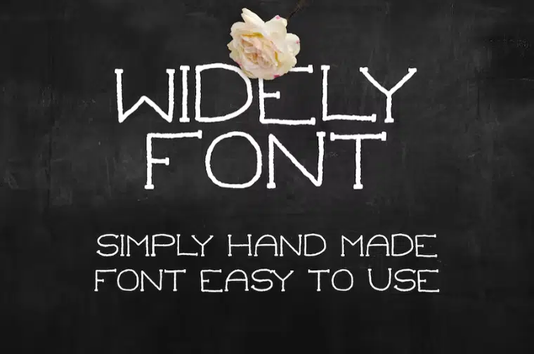Widely Font