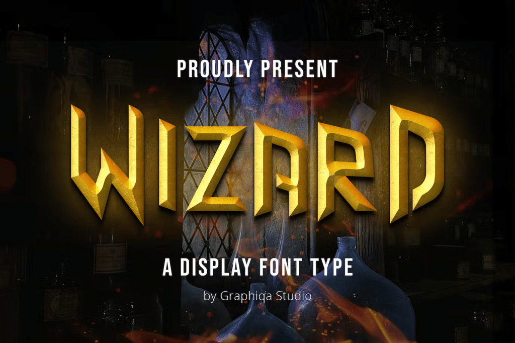 Wizard - Magic Display Font