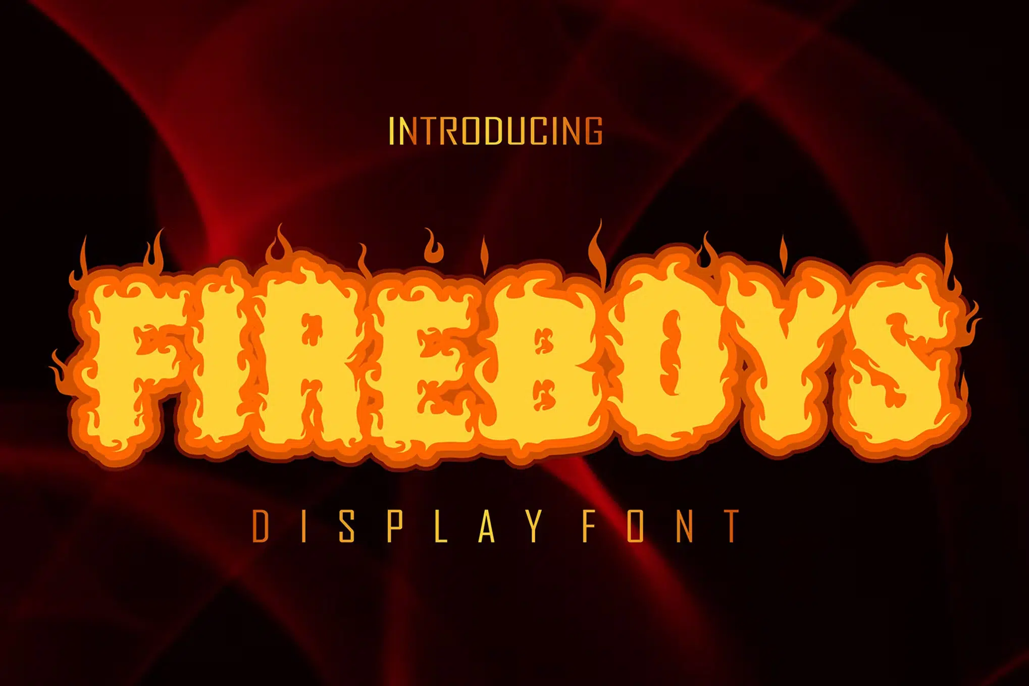 Best flame fonts - Fireboys Font