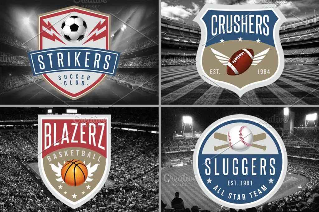 5 Sports Logos Templates