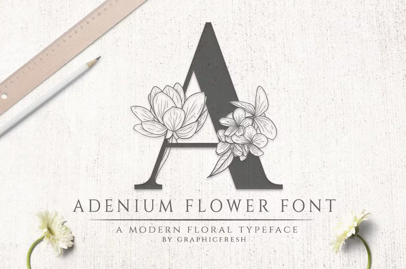Best Flower Fonts