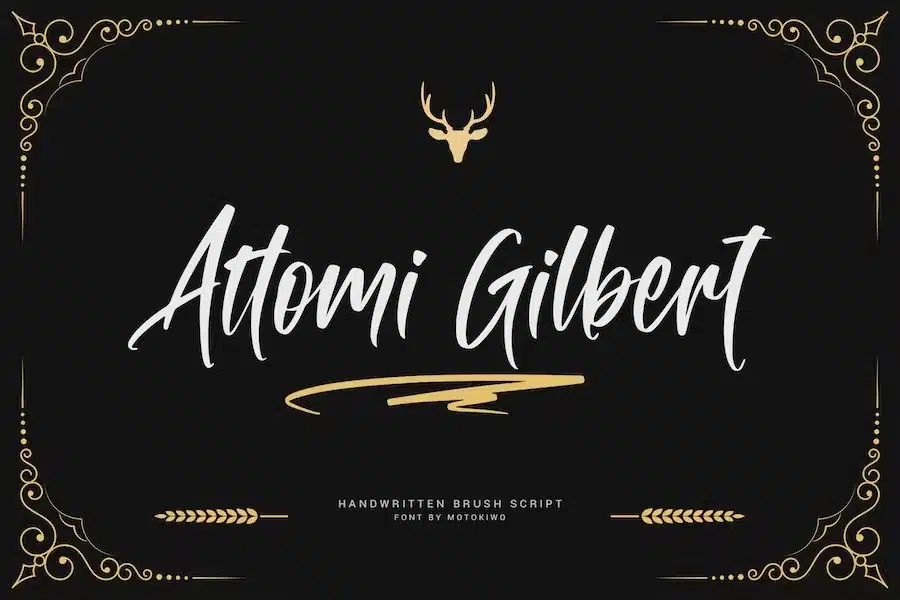 Attomi Gilbert - Cool Handwritten Font