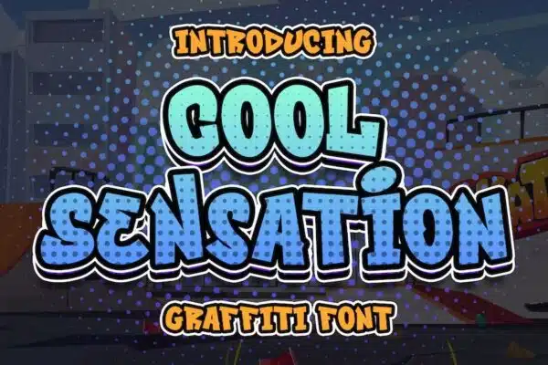 Cool Sensation - Graffiti Font