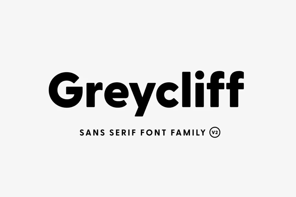 Greycliff CF- geometric sans font