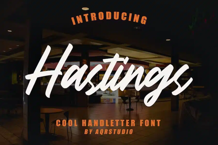Hastings - Cool Handletter Font